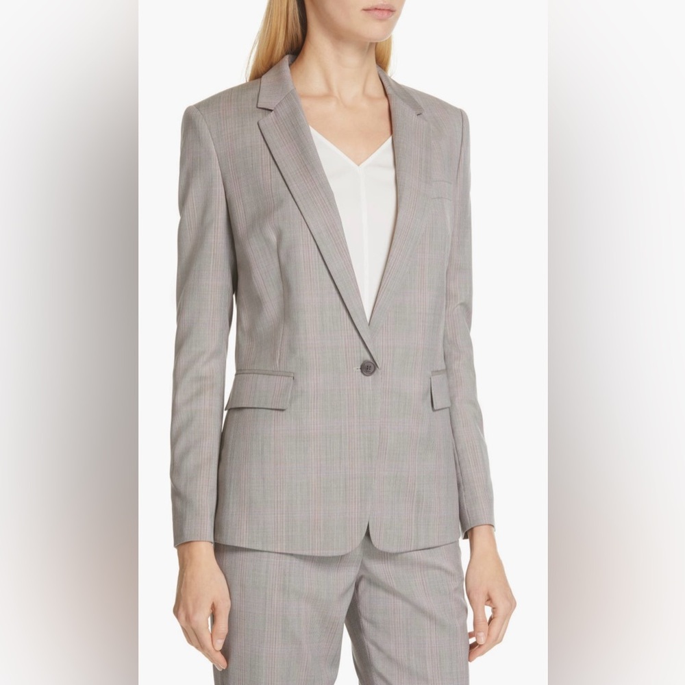 Hugo Boss "Janufal" Women's 100% Wool
One Button Blazer